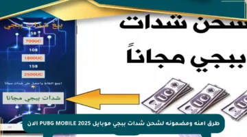 طرق آمنة ومضمونة لشحن شدات ببجي موبايل PUBG MOBILE 2025 الآن